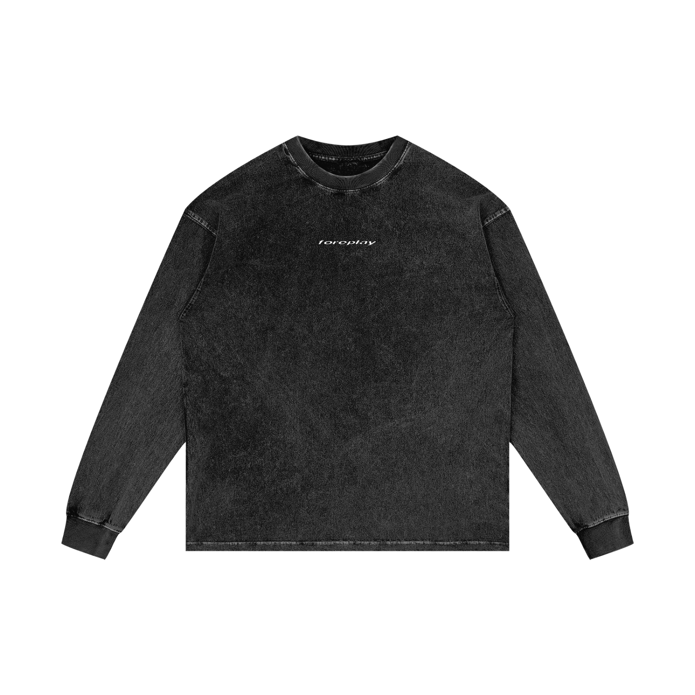 Think Creative - Acid Wash Oversize Long Sleeve